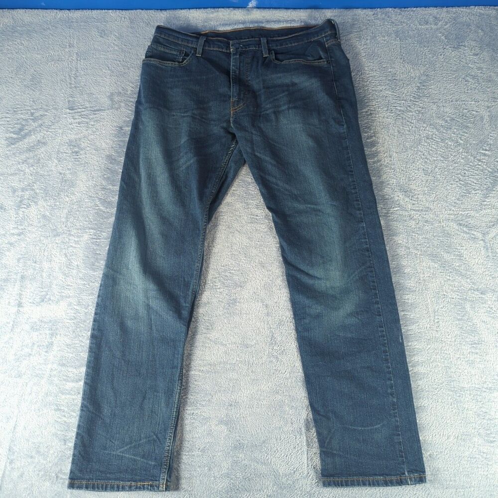 Levi's Men's 502 Taper Fit Jeans Size 36x34 - Dark Wash Blue Denim Preppy Casual